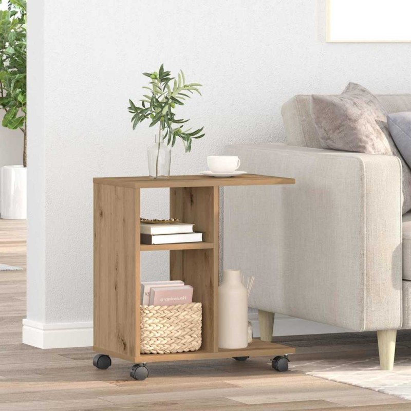 vidaXL Κοντρόλ Τραπέζι artisan δρυς 50 x 30 x 55 εκ.
