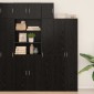 vidaXL Τοίχου Ντουλάπα Μαύρη Οξυά 30 x 42.5 x 39.5 εκ