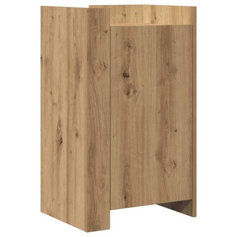 vidaXL Πλαϊνό γραφείο Artisan Oak 45 x 35 x 75 εκ