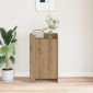 vidaXL Πλαϊνό γραφείο Artisan Oak 45 x 35 x 75 εκ