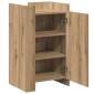 vidaXL Πλαϊνό γραφείο Artisan Oak 45 x 35 x 75 εκ