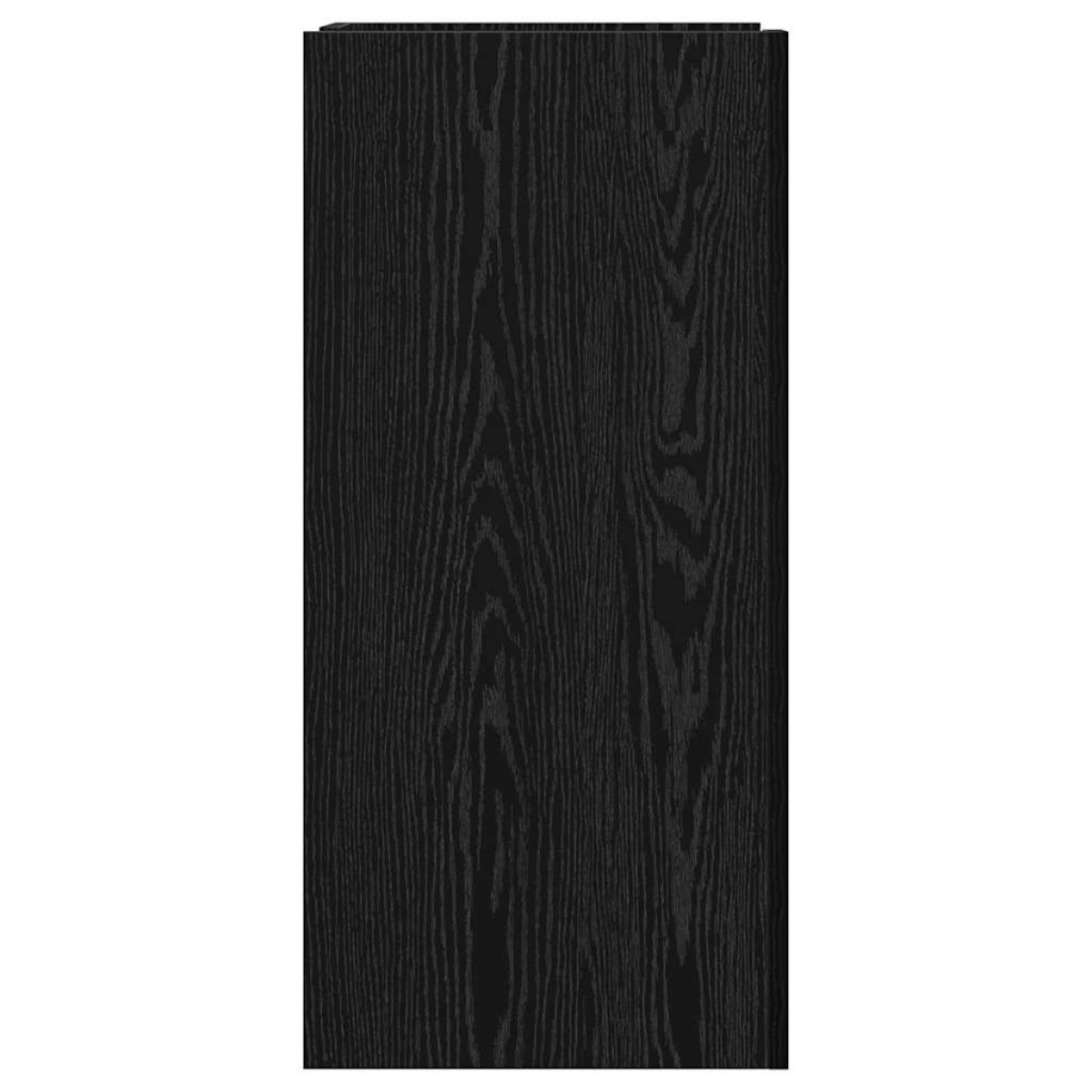 vidaXL Πλαϊνό γραφείο Μαύρη Οξυά 45 x 35 x 75 εκ