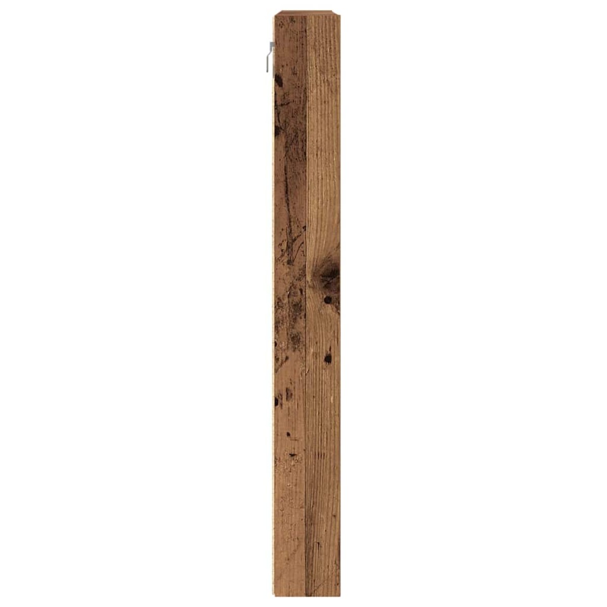 vidaXL Βιτρίνα Επιτοίχιο Παλιό ξύλο 100 x 8,5 x 75 cm