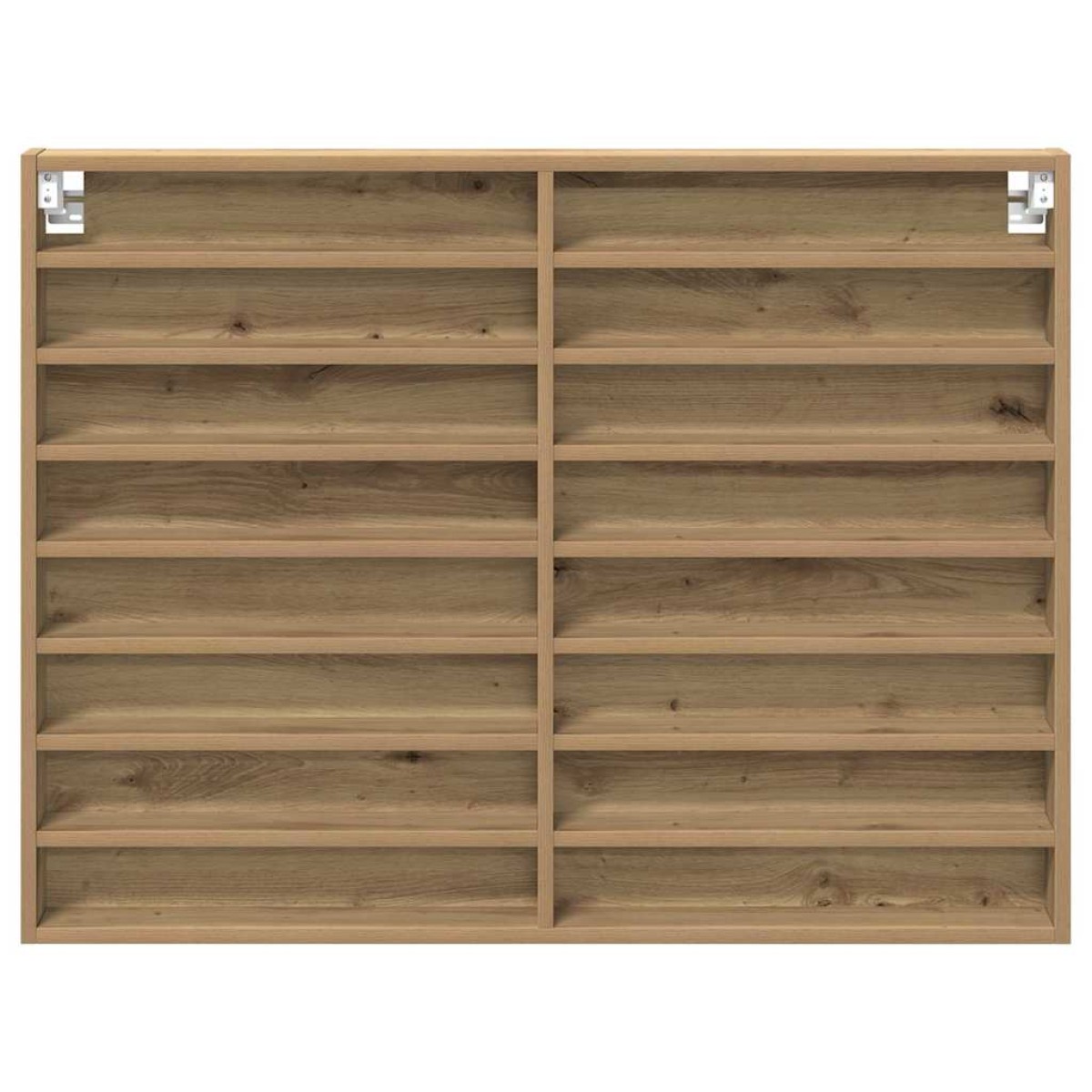 vidaXL Βιτρίνα Επιτοίχιο Artisan Oak 100 x 8,5 x 75 cm