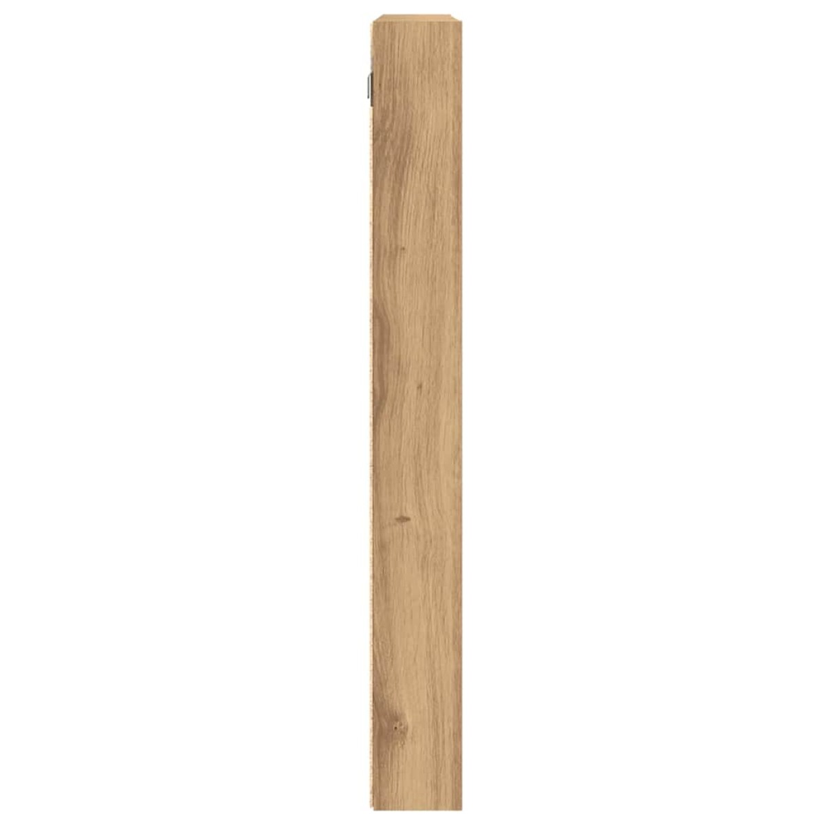 vidaXL Βιτρίνα Επιτοίχιο Artisan Oak 100 x 8,5 x 75 cm