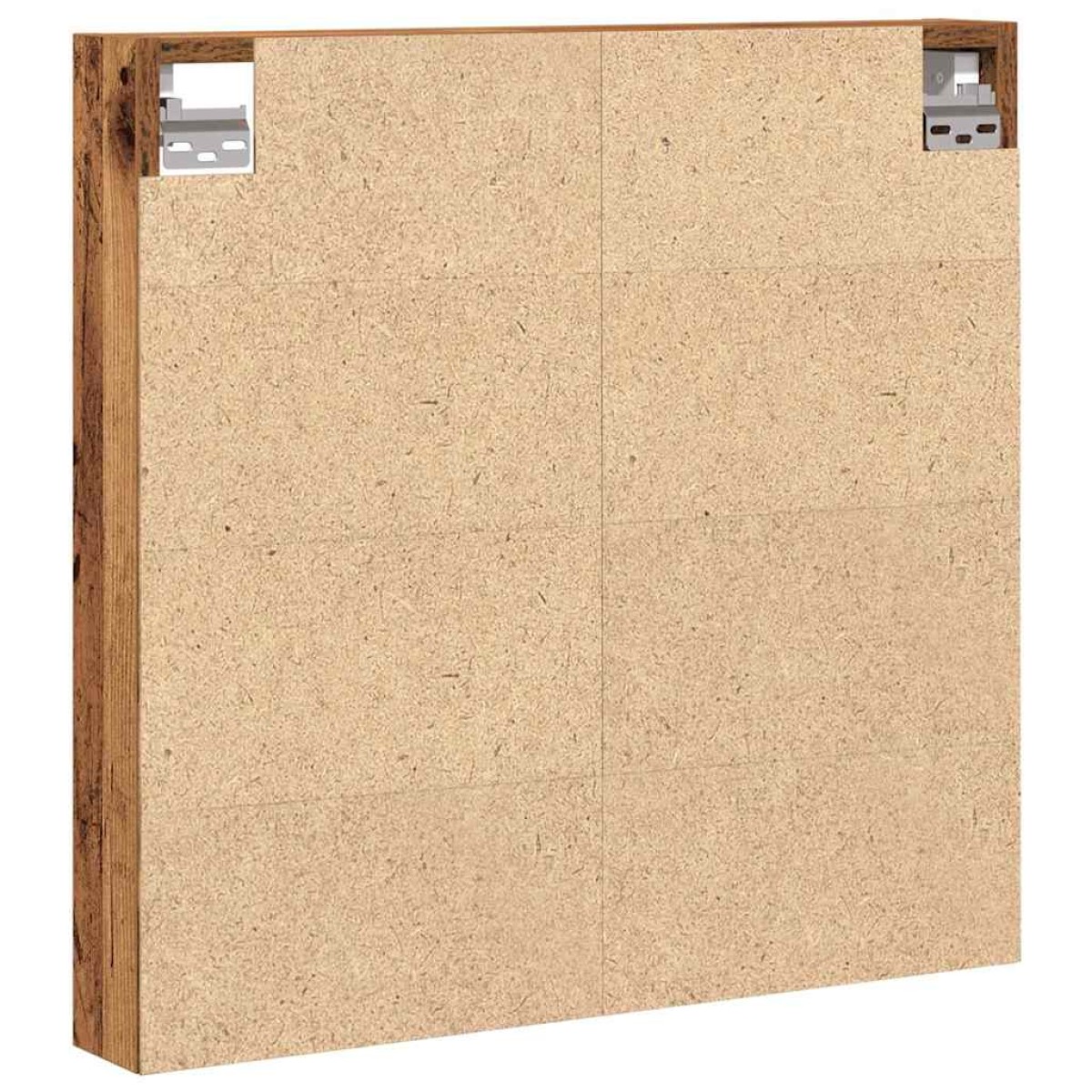 vidaXL Βιτρίνα Επιτοίχιο Παλιό ξύλο 60 x 8,5 x 58 εκ