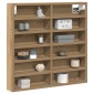 vidaXL Βιτρίνα Επιτοίχιο Artisan Oak 60 x 8,5 x 58 εκ