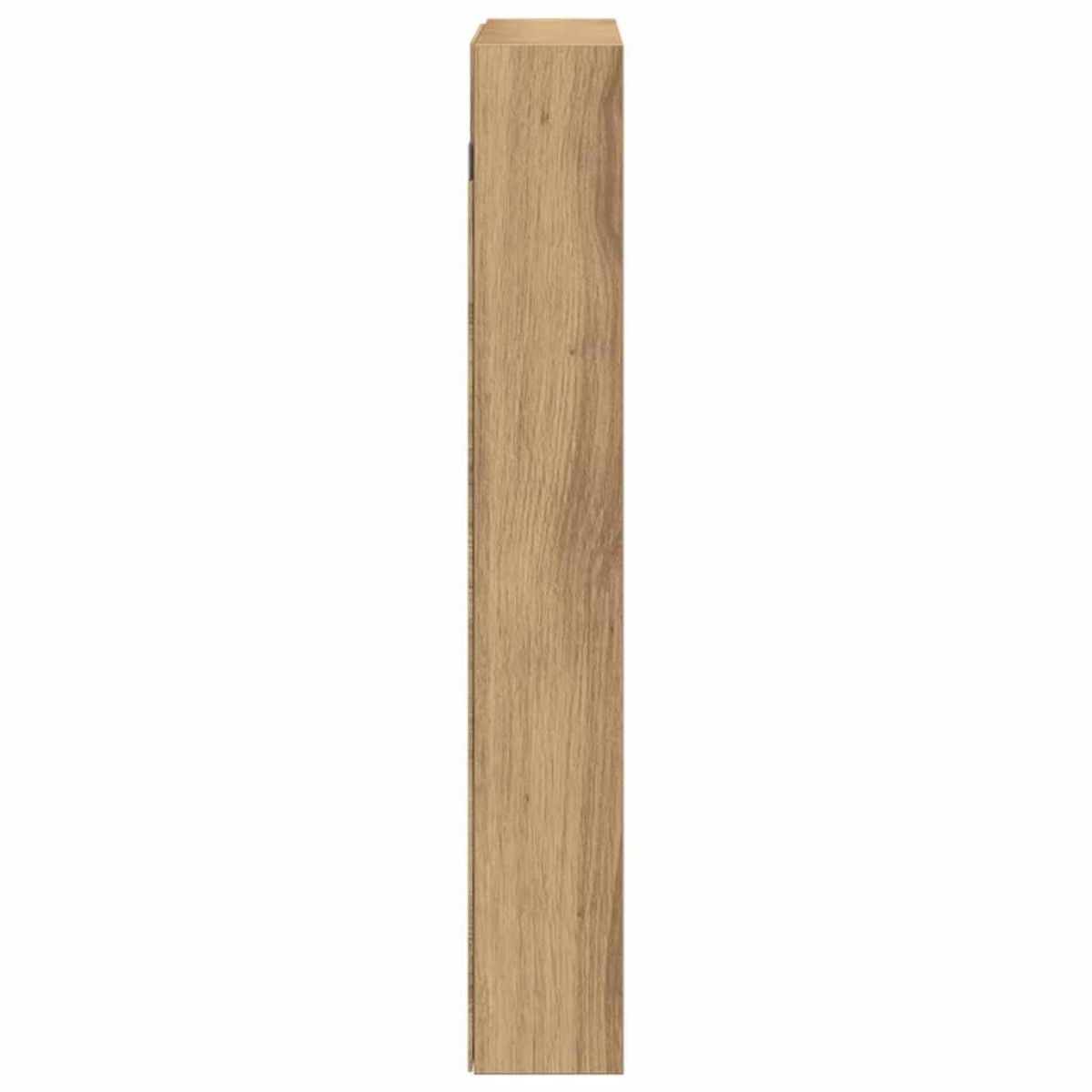 vidaXL Βιτρίνα Επιτοίχιο Artisan Oak 60 x 8,5 x 58 εκ