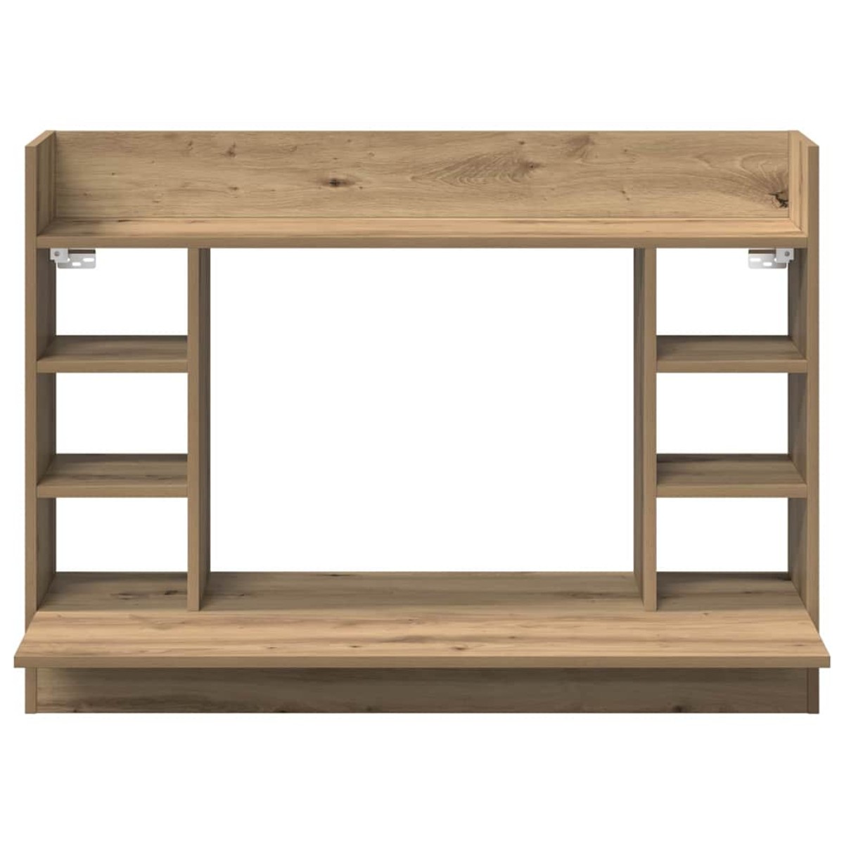 vidaXL Επιτοίχιο γραφείο artisan δρυς 105 x 48 x 75 εκ.