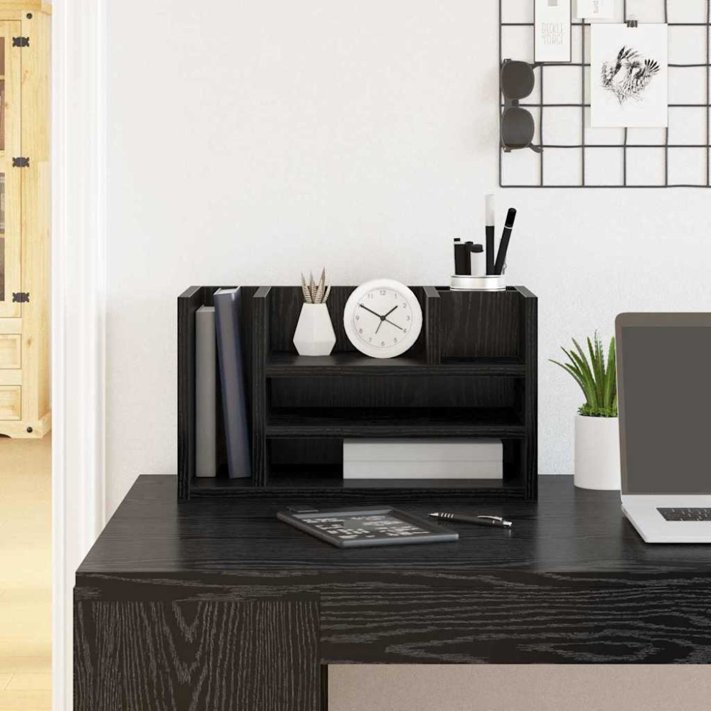 vidaXL Οργανωτής Γραφείου Παλιό ξύλο 44,5 x 24 x 25 εκ