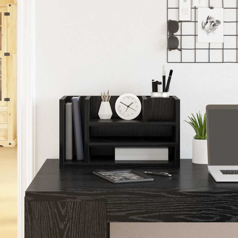 vidaXL Οργανωτής Γραφείου Παλιό ξύλο 44,5 x 24 x 25 εκ