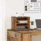 vidaXL Οργανωτής Γραφείου Παλιό ξύλο 36 x 26 x 29,5 εκ