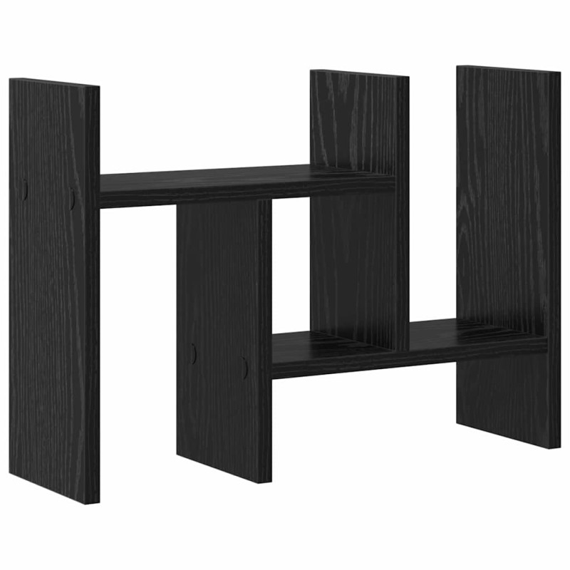 vidaXL Οργανωτής Γραφείου Μαύρη Οξυά 50 x 15,5 x 35,5 εκ.