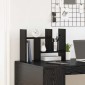 vidaXL Οργανωτής Γραφείου Μαύρη Οξυά 50 x 15,5 x 35,5 εκ.