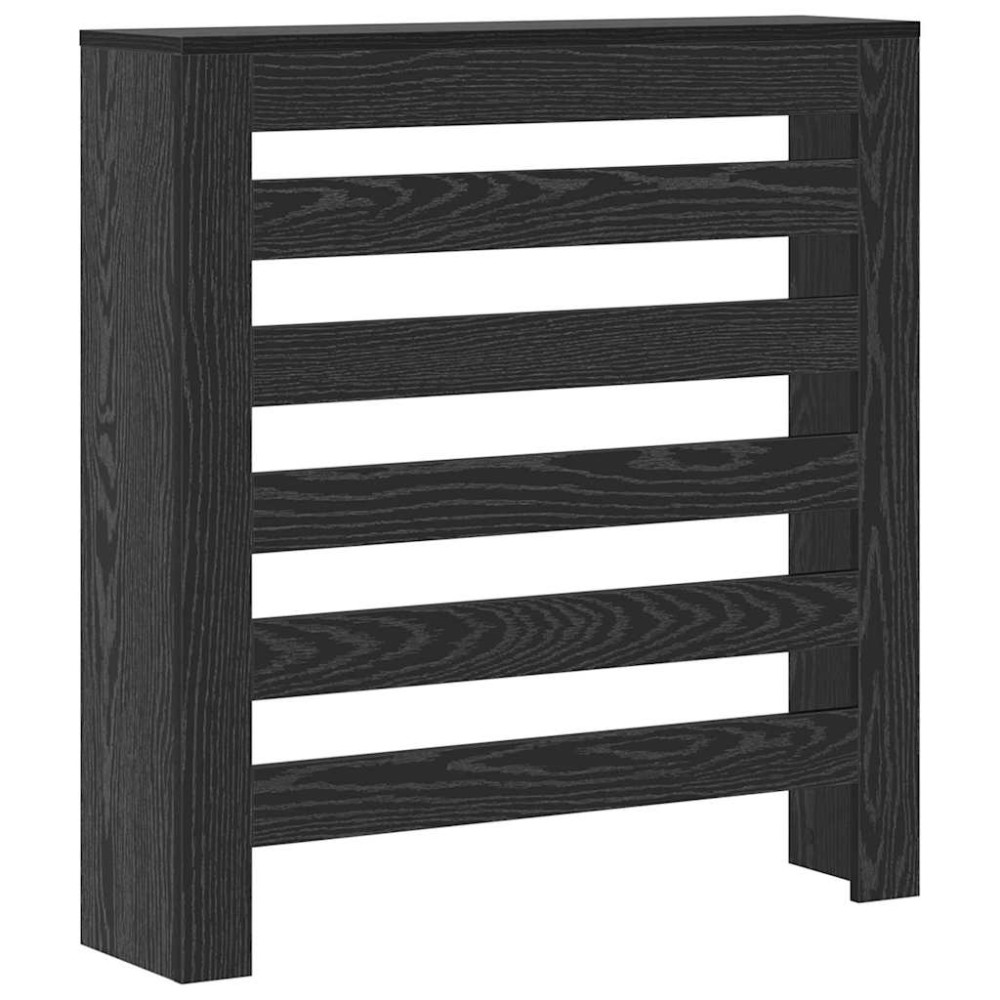 vidaXL Καπάκι Καλοριφέρ Μαύρη Δρυς 78 x 20 x 82 cm Επεξεργασμένο Ξύλο