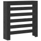 vidaXL Καπάκι Καλοριφέρ Μαύρη Δρυς 78 x 20 x 82 cm Επεξεργασμένο Ξύλο