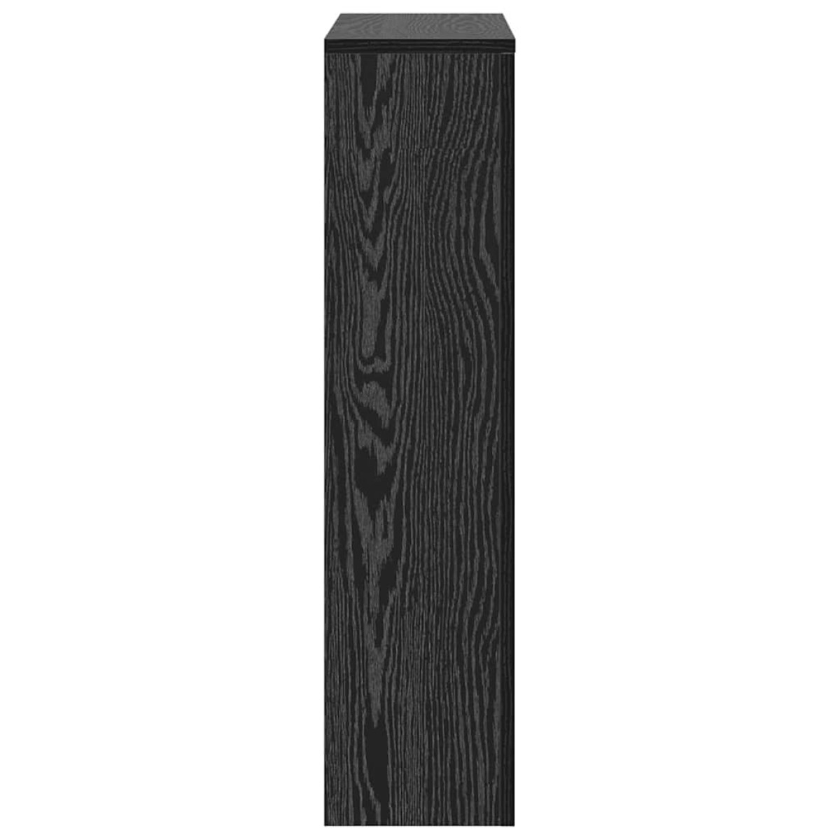 vidaXL Καπάκι Καλοριφέρ Μαύρη Δρυς 78 x 20 x 82 cm Επεξεργασμένο Ξύλο