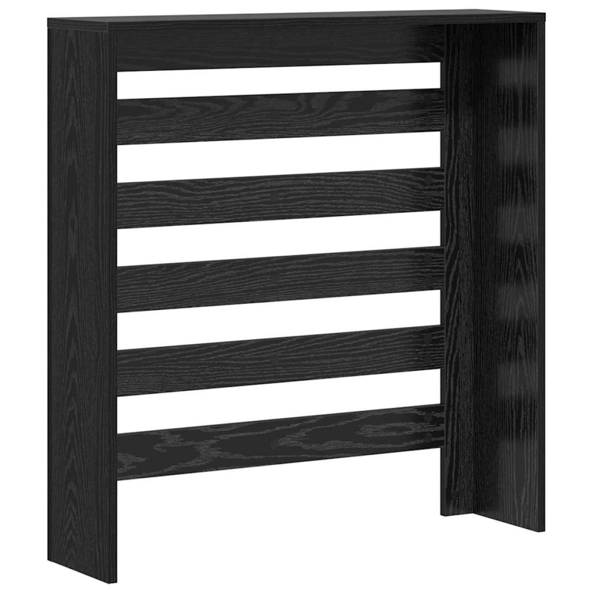 vidaXL Καπάκι Καλοριφέρ Μαύρη Δρυς 78 x 20 x 82 cm Επεξεργασμένο Ξύλο