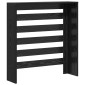 vidaXL Καπάκι Καλοριφέρ Μαύρη Δρυς 78 x 20 x 82 cm Επεξεργασμένο Ξύλο