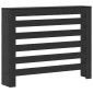 vidaXL Καπάκι Καλοριφέρ Μαύρη Δρυς 104 x 20 x 82 cm Επεξεργασμένο Ξύλο