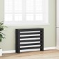 vidaXL Καπάκι Καλοριφέρ Μαύρη Δρυς 104 x 20 x 82 cm Επεξεργασμένο Ξύλο