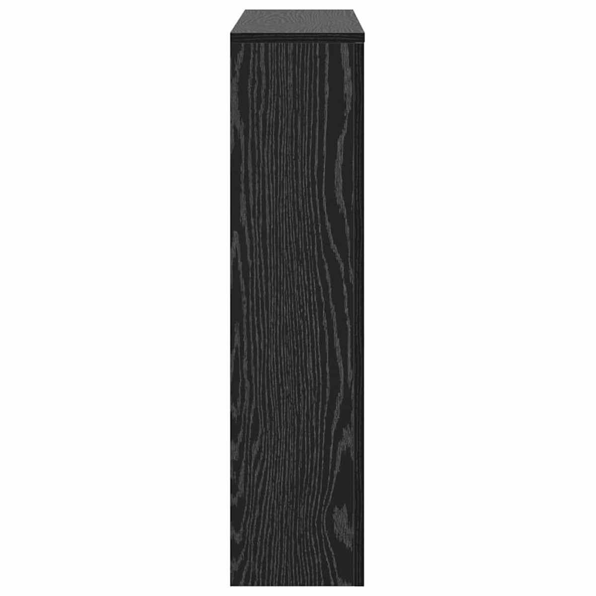 vidaXL Καπάκι Καλοριφέρ Μαύρη Δρυς 104 x 20 x 82 cm Επεξεργασμένο Ξύλο