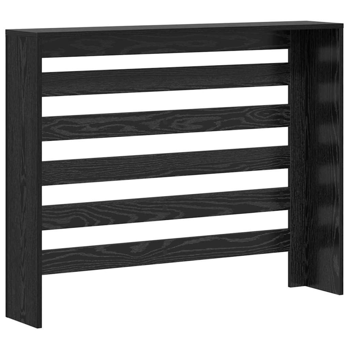 vidaXL Καπάκι Καλοριφέρ Μαύρη Δρυς 104 x 20 x 82 cm Επεξεργασμένο Ξύλο