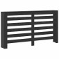 vidaXL Καπάκι Καλοριφέρ Μαύρη Δρυς 149 x 20 x 82 cm Επεξεργασμένο Ξύλο