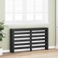 vidaXL Καπάκι Καλοριφέρ Μαύρη Δρυς 149 x 20 x 82 cm Επεξεργασμένο Ξύλο