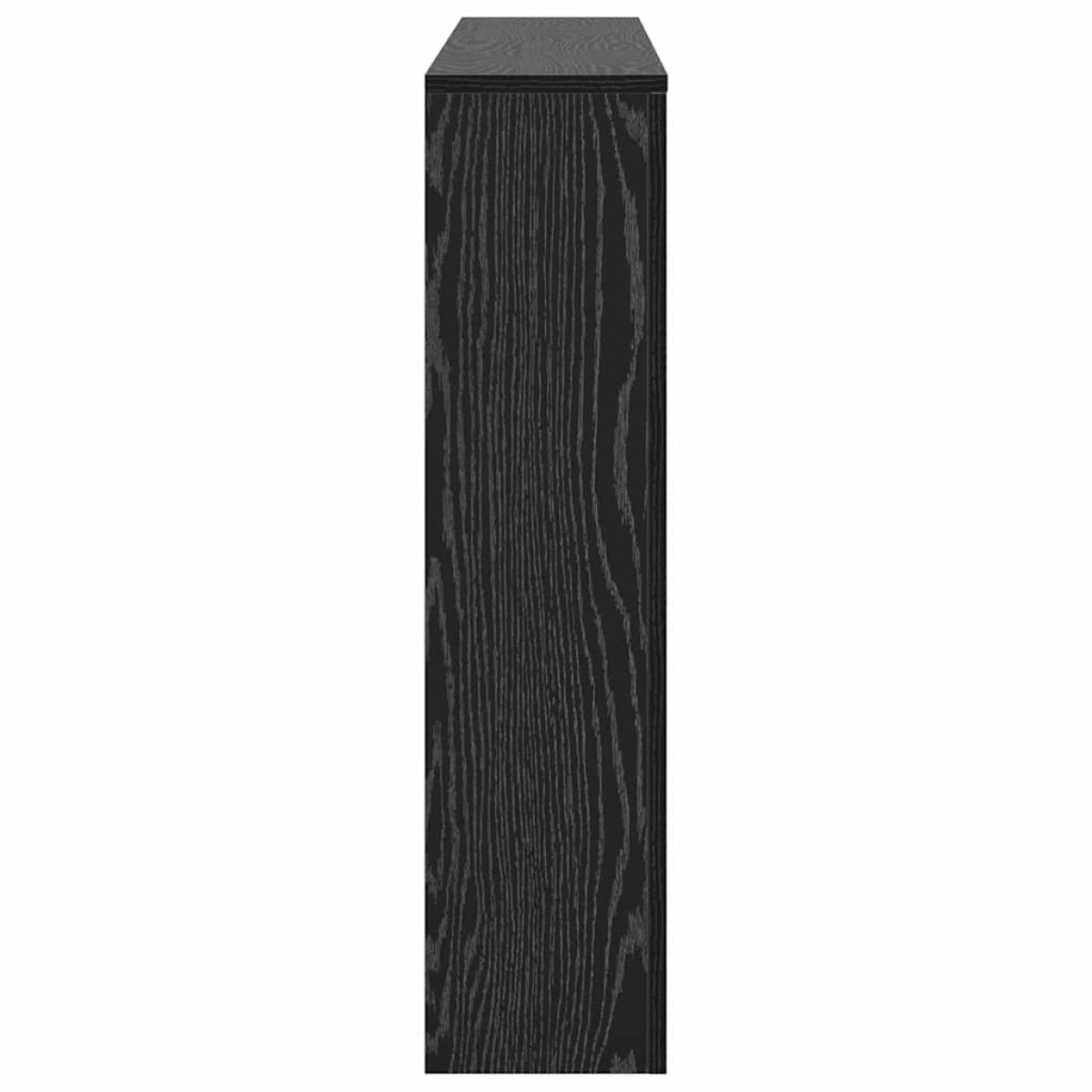 vidaXL Καπάκι Καλοριφέρ Μαύρη Δρυς 149 x 20 x 82 cm Επεξεργασμένο Ξύλο