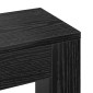 vidaXL Καπάκι Καλοριφέρ Μαύρη Δρυς 149 x 20 x 82 cm Επεξεργασμένο Ξύλο