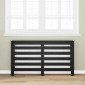 vidaXL Καπάκι Καλοριφέρ Μαύρη Δρυς 149 x 20 x 82 cm Επεξεργασμένο Ξύλο