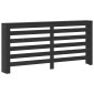 vidaXL Καπάκι Καλοριφέρ Μαύρη Δρυς 175 x 20 x 82 cm Επεξεργασμένο Ξύλο