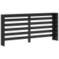 vidaXL Καπάκι Καλοριφέρ Μαύρη Δρυς 175 x 20 x 82 cm Επεξεργασμένο Ξύλο
