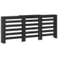 vidaXL Καπάκι Καλοριφέρ Μαύρη Δρυς 205 x 21,5 x 83,5 cm