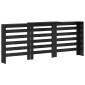 vidaXL Καπάκι Καλοριφέρ Μαύρη Δρυς 205 x 21,5 x 83,5 cm