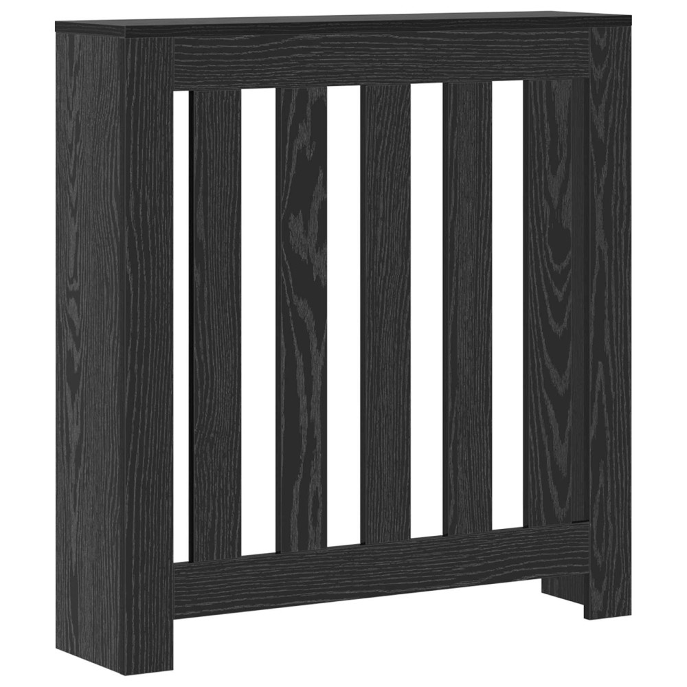 vidaXL Καπάκι Καλοριφέρ Μαύρη Δρυς 78 x 20 x 82 cm Επεξεργασμένο Ξύλο