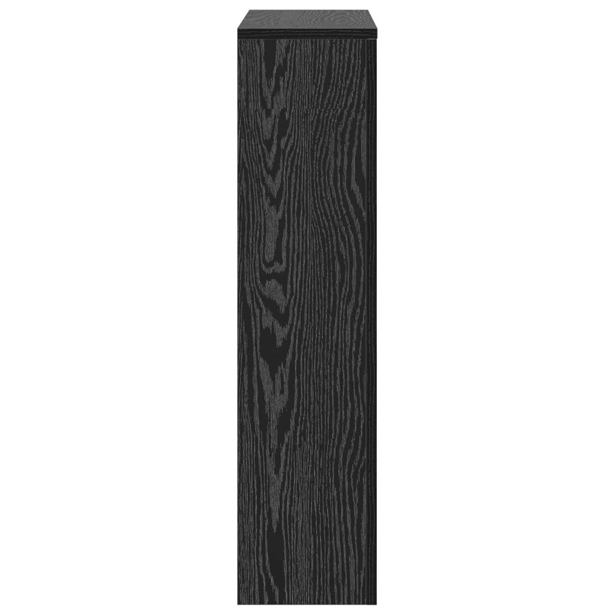 vidaXL Καπάκι Καλοριφέρ Μαύρη Δρυς 78 x 20 x 82 cm Επεξεργασμένο Ξύλο