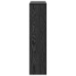 vidaXL Καπάκι Καλοριφέρ Μαύρη Δρυς 78 x 20 x 82 cm Επεξεργασμένο Ξύλο