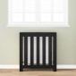 vidaXL Καπάκι Καλοριφέρ Μαύρη Δρυς 78 x 20 x 82 cm Επεξεργασμένο Ξύλο