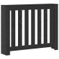 vidaXL Καπάκι Καλοριφέρ Μαύρη Δρυς 104 x 20 x 82 cm Επεξεργασμένο Ξύλο