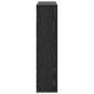 vidaXL Καπάκι Καλοριφέρ Μαύρη Δρυς 104 x 20 x 82 cm Επεξεργασμένο Ξύλο