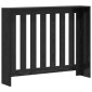 vidaXL Καπάκι Καλοριφέρ Μαύρη Δρυς 104 x 20 x 82 cm Επεξεργασμένο Ξύλο