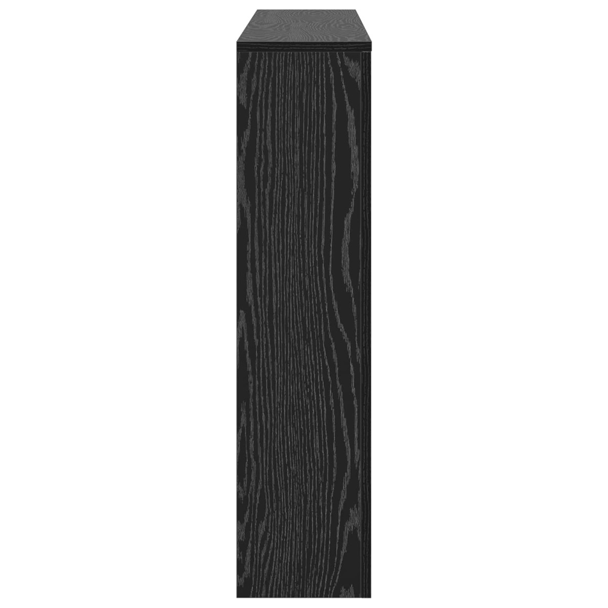vidaXL Καπάκι Καλοριφέρ Μαύρη Δρυς 149 x 20 x 82 cm Επεξεργασμένο Ξύλο