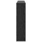 vidaXL Καπάκι Καλοριφέρ Μαύρη Δρυς 175 x 20 x 82 cm Επεξεργασμένο Ξύλο