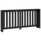 vidaXL Καπάκι Καλοριφέρ Μαύρη Δρυς 175 x 20 x 82 cm Επεξεργασμένο Ξύλο