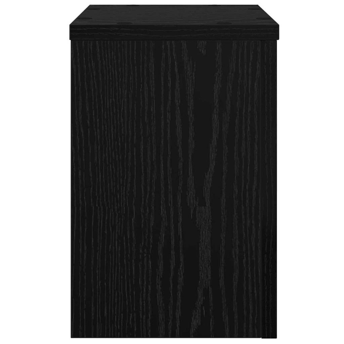 vidaXL Βάση φυτών 2 τμχ. Μαύρη Οξυά 20 x 20 x 30 cm Επεξεργασμένο Ξύλο