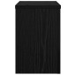 vidaXL Βάση φυτών 2 τμχ. Μαύρη Οξυά 20 x 20 x 30 cm Επεξεργασμένο Ξύλο
