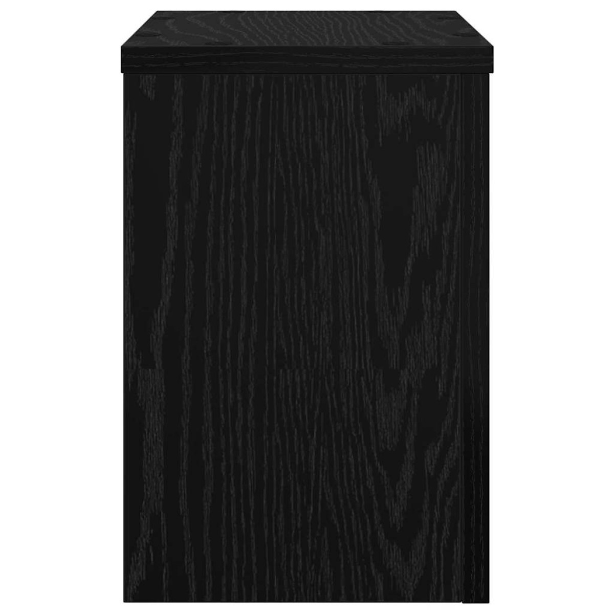 vidaXL Βάση φυτών 2 τμχ. Μαύρη Οξυά 20 x 20 x 30 cm Επεξεργασμένο Ξύλο