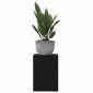 vidaXL Βάση φυτών 2 τμχ. Μαύρη Οξυά 25 x 25 x 35 cm Επεξεργασμένο Ξύλο